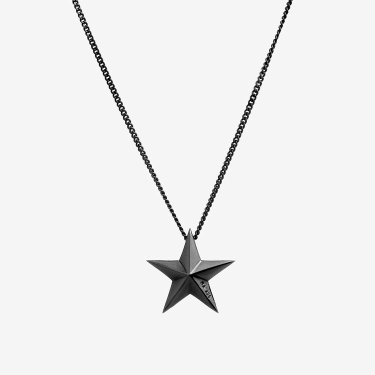 Gender Neutral Sterling Silver Star Necklace