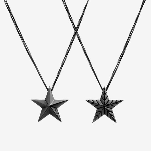 Gender Neutral Sterling Silver Star Necklace